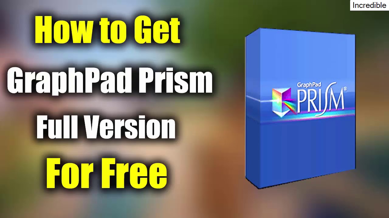 how to get graphpad prism for free